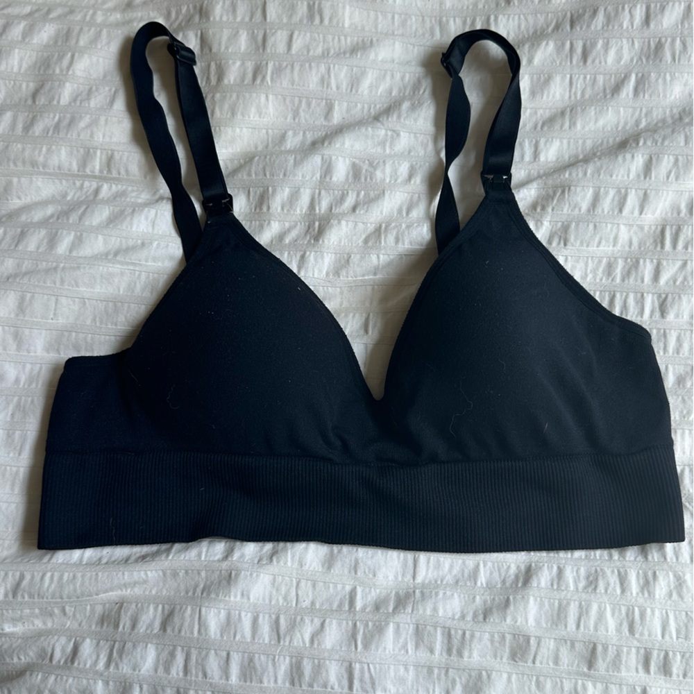 BLANQI Black Maternity/Nursing Sleep Bra